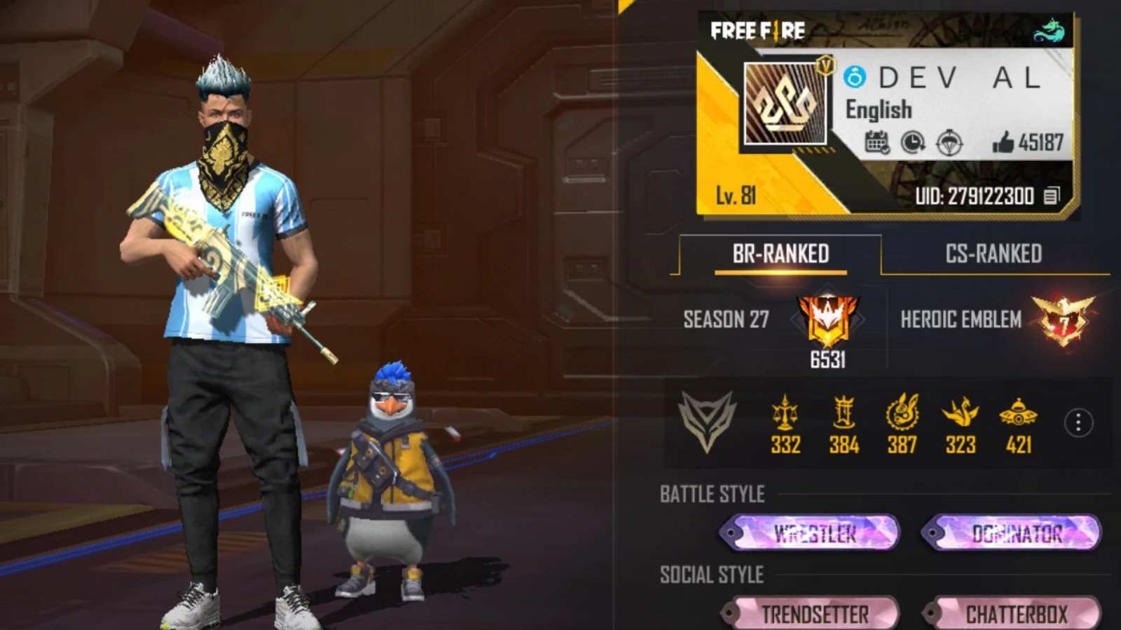 Dev Alone Free Fire MAX ID, Stats, K/D Ratio, YouTube Channel, Monthly Income, And More For May 2022