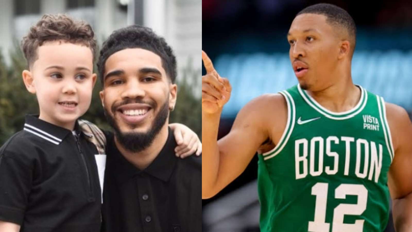 “Might be a star but not bigger than my dad”: NBA Fans react to Deuce Tatum hilariously leaving Grant Williams hanging in the locker room