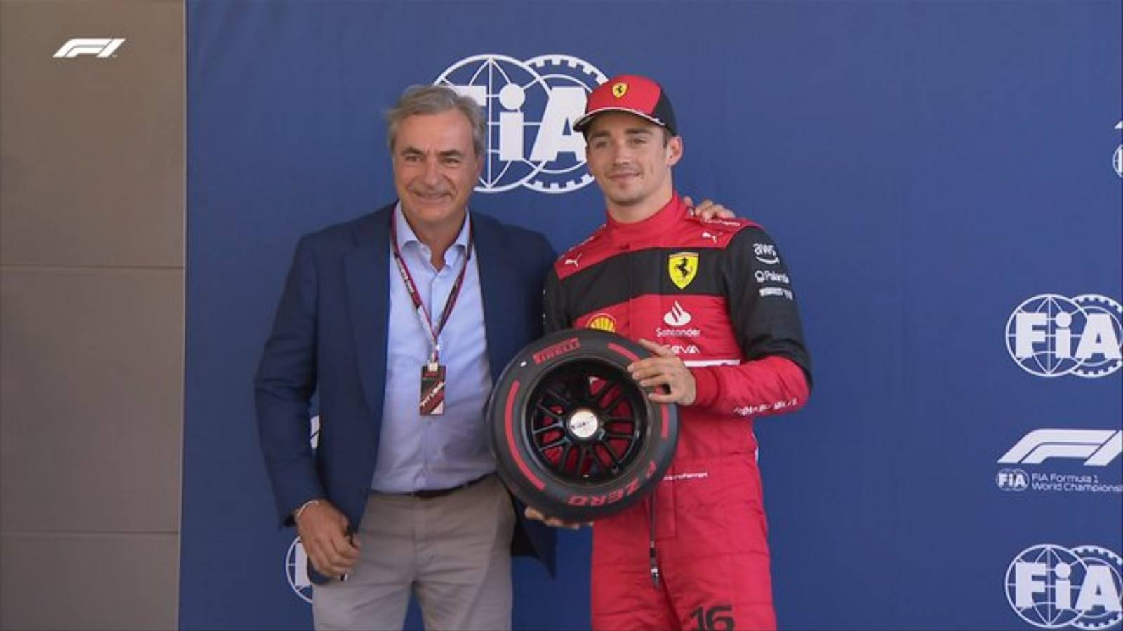 Charles Leclerc wins the pole position at the 2022 Spanish Grand Prix