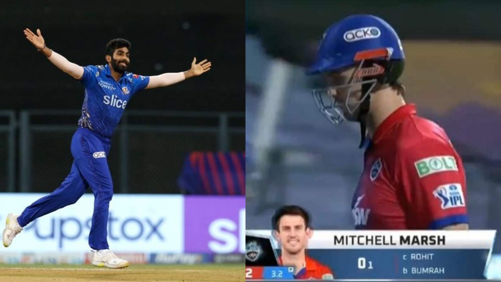 WATCH: Mitchell Marsh bites the dust as Jasprit Bumrah dismisses him for golden duck