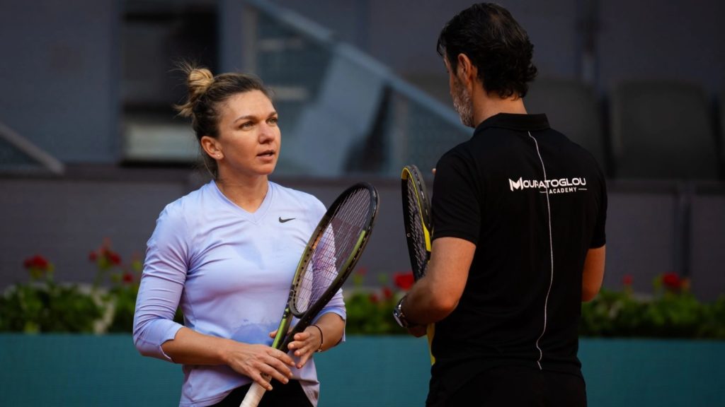 Simona Halep and Patrick Mouratoglou | Tennis News | FirstSportz