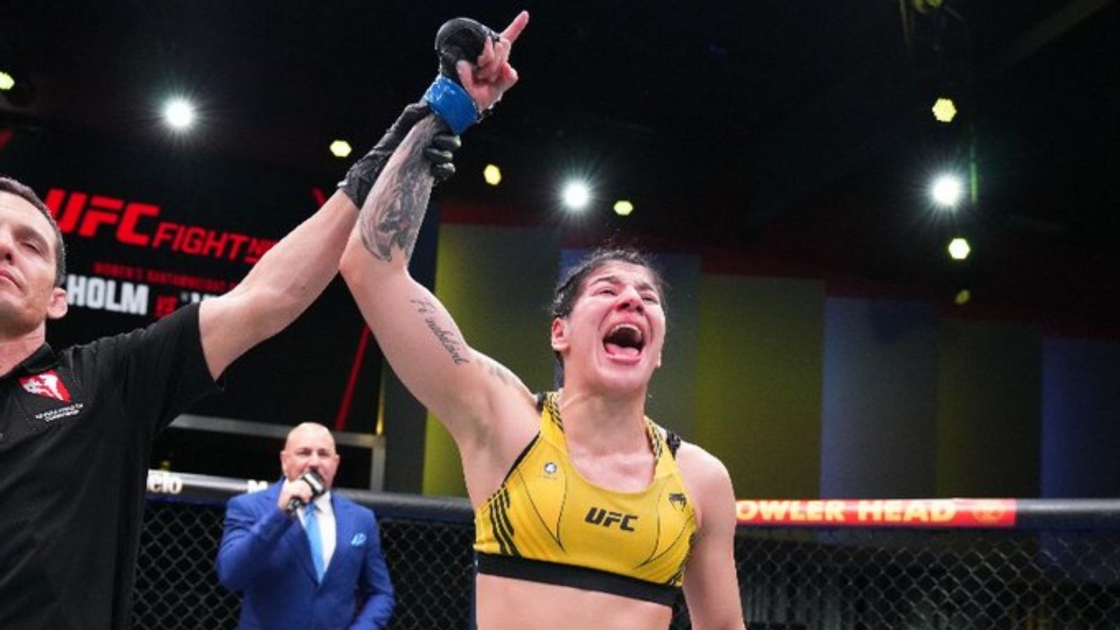 Ketlen Vieira spoils Holly Holm’s comeback in a close and contentious fight at the main event of UFC Vegas 45