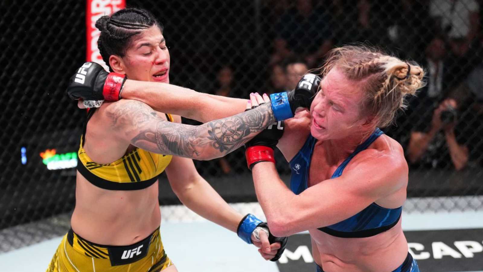 “These judges are drunk” Pros and fans react as Holly Holm is defeated by Ketlen Vieira at UFC Vegas 55 in controversial split-decision