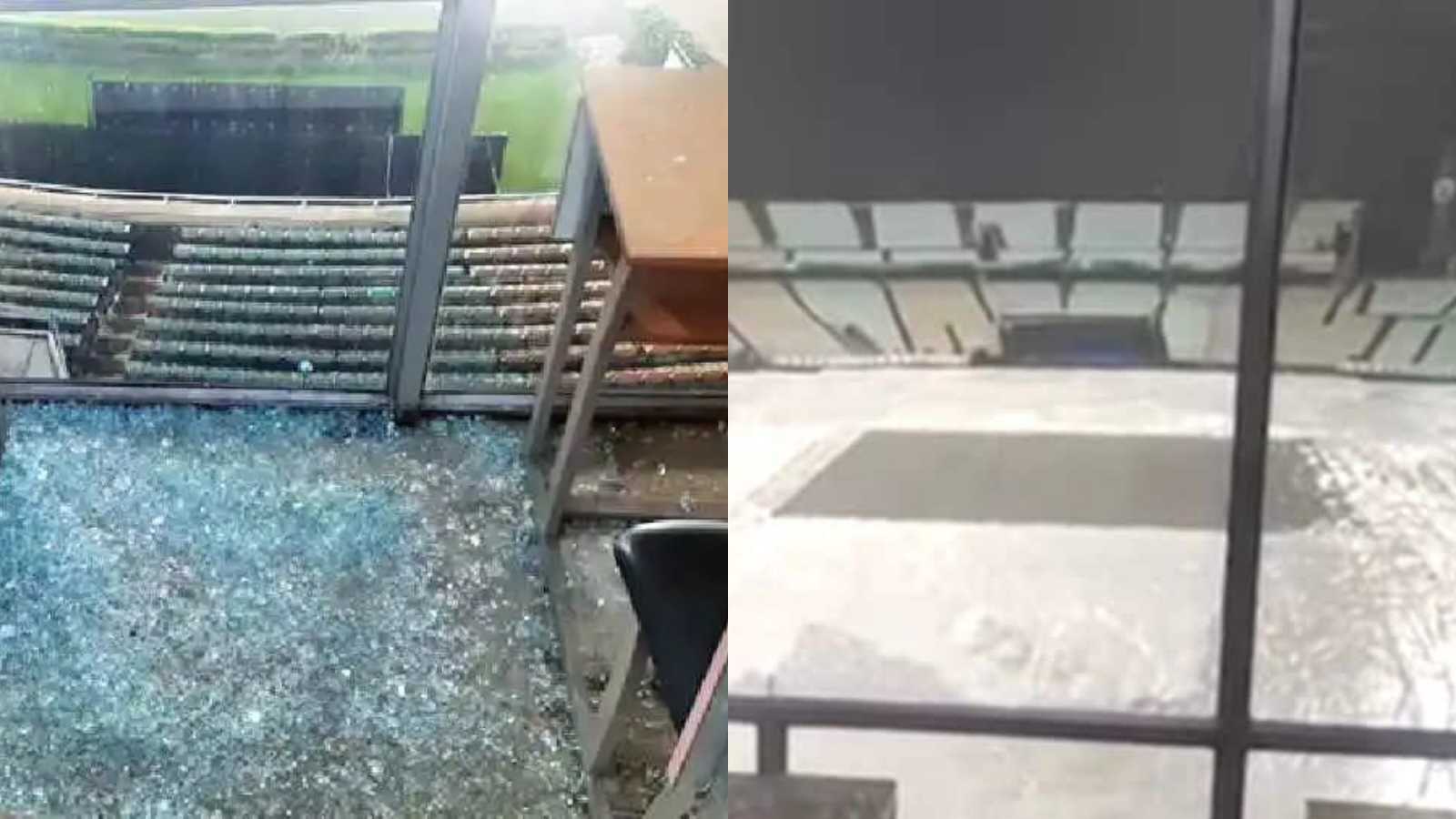 Watch: IPL Qualifier 1 between GT and RR in doubt as thunderstorms in Kolkata’s cause a massive damage inside Eden Gardens