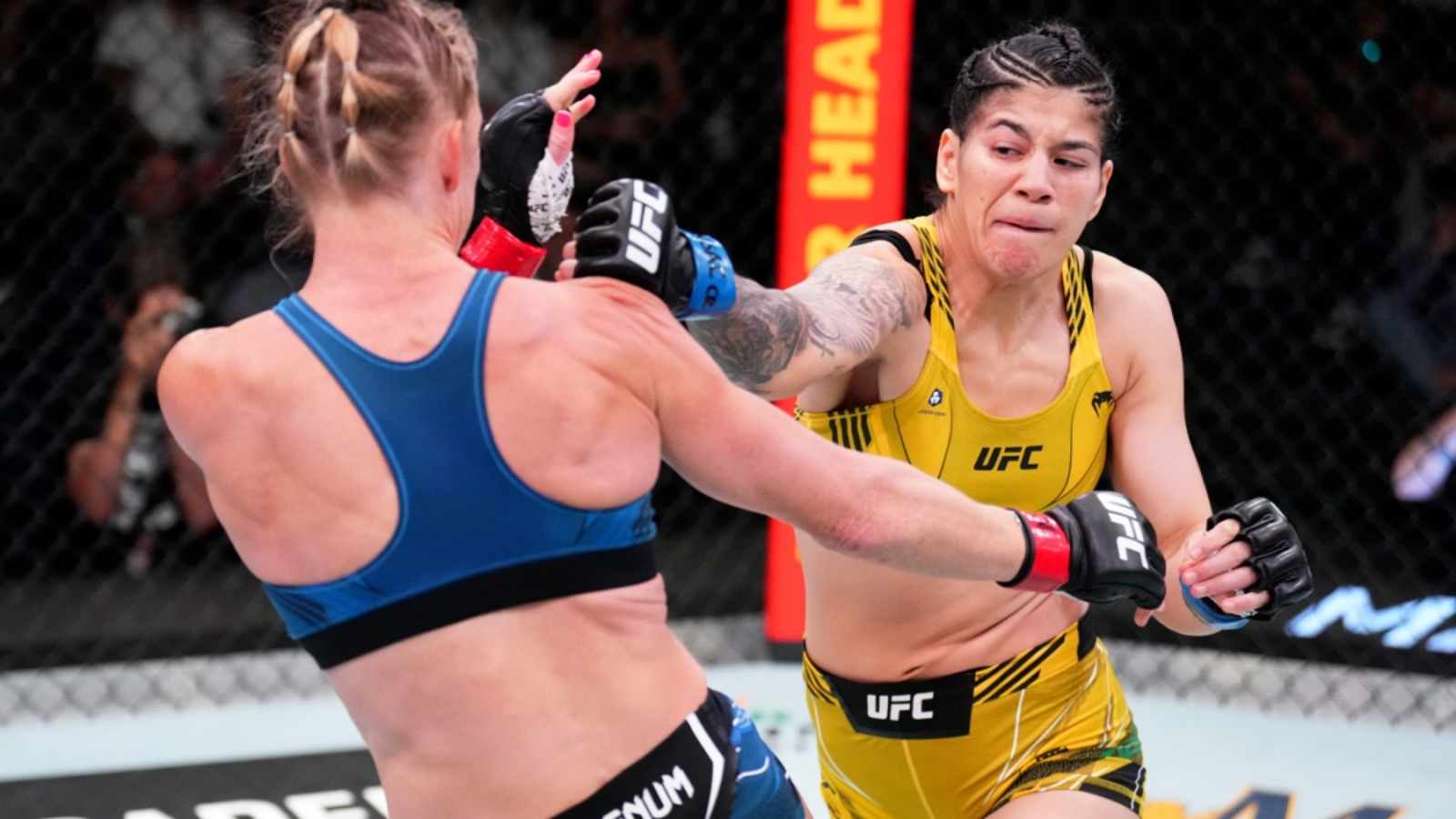 “She just wanted me to stop fighting”- Ketlen Vieira defends judges’ decision at UFC Vegas 55 by pointing out the flaw in Holly Holm’s game-plan