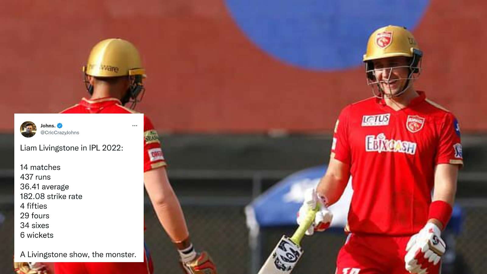 “Mr Entertainer”- Twitter reacts as Liam Livingstone’s 49 helps Punjab Kings defeat Hyderabad