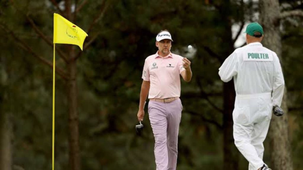 Caddies at the Masters