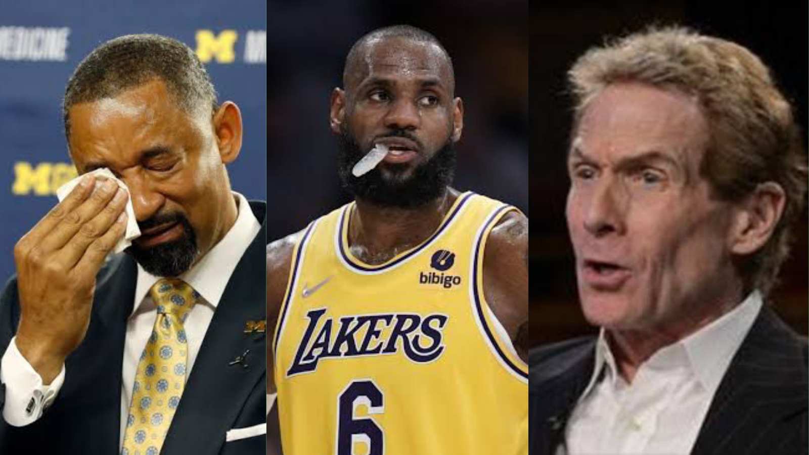 “LeBron James was obviously tapped by father time” Skip Bayless believes Juwan Howard would be much more settled in coaching Michigan rather than LA Lakers