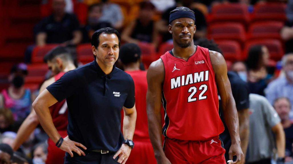 Jimmy Butler And Erik Spoelstra