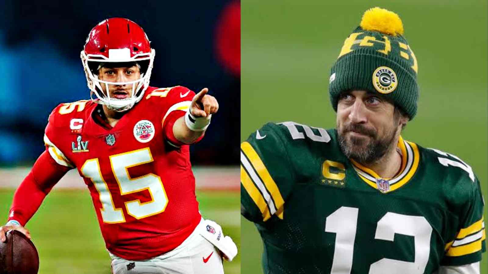 “No offense, Pat hasn’t crossed 80 yet”: Aaron Rodgers takes a hilarious jibe at Patrick Mahomes’ Golfing skills