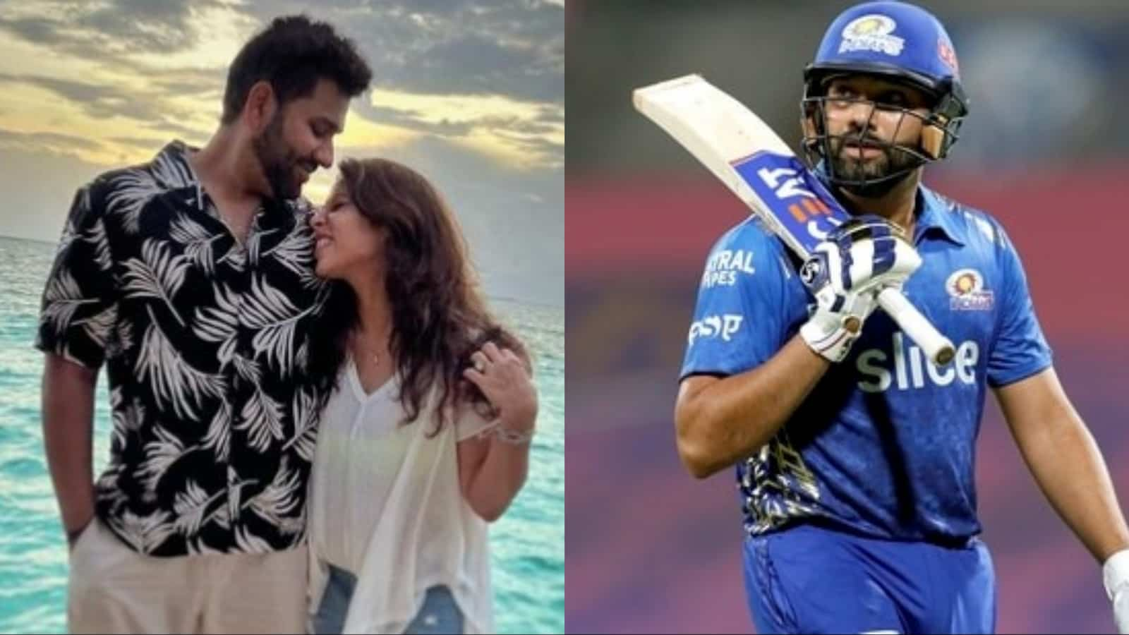 Rohit sharma flies to Maldives with family following Mumbai Indians’ exit from IPL 2022