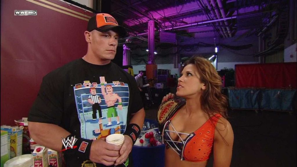 John Cena reportedly was in a relationship with wrestling veteran Mickie James several years ago