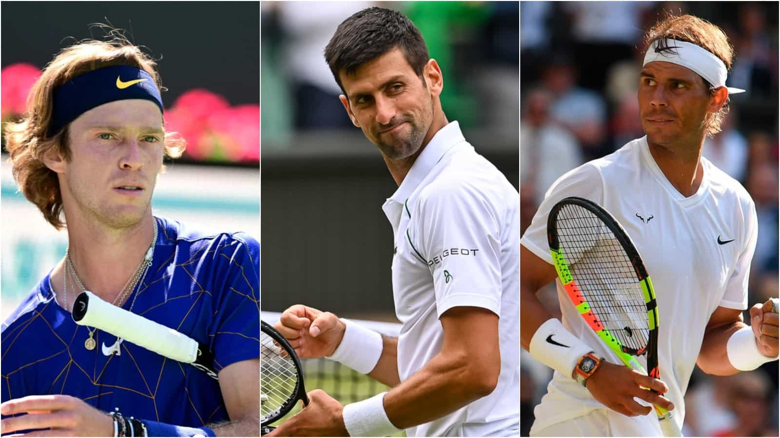 “They are playing for the Slam record” Andrey Rublev believes Novak Djokovic and Rafael Nadal will play this year’s Wimbledon despite no ranking points