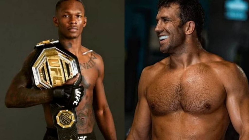 Luke Rockhold and Israel Adesanya