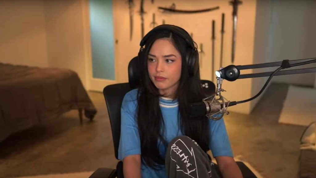 Valkyrae reacts to the fans question if she fights Sykkuno who wins