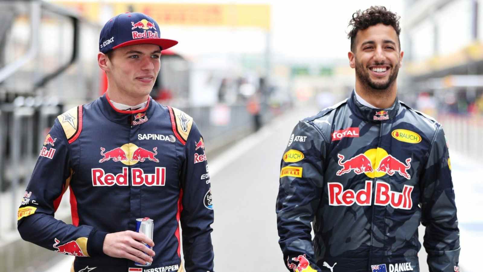 Daniel Ricciardo and & Max Verstappen