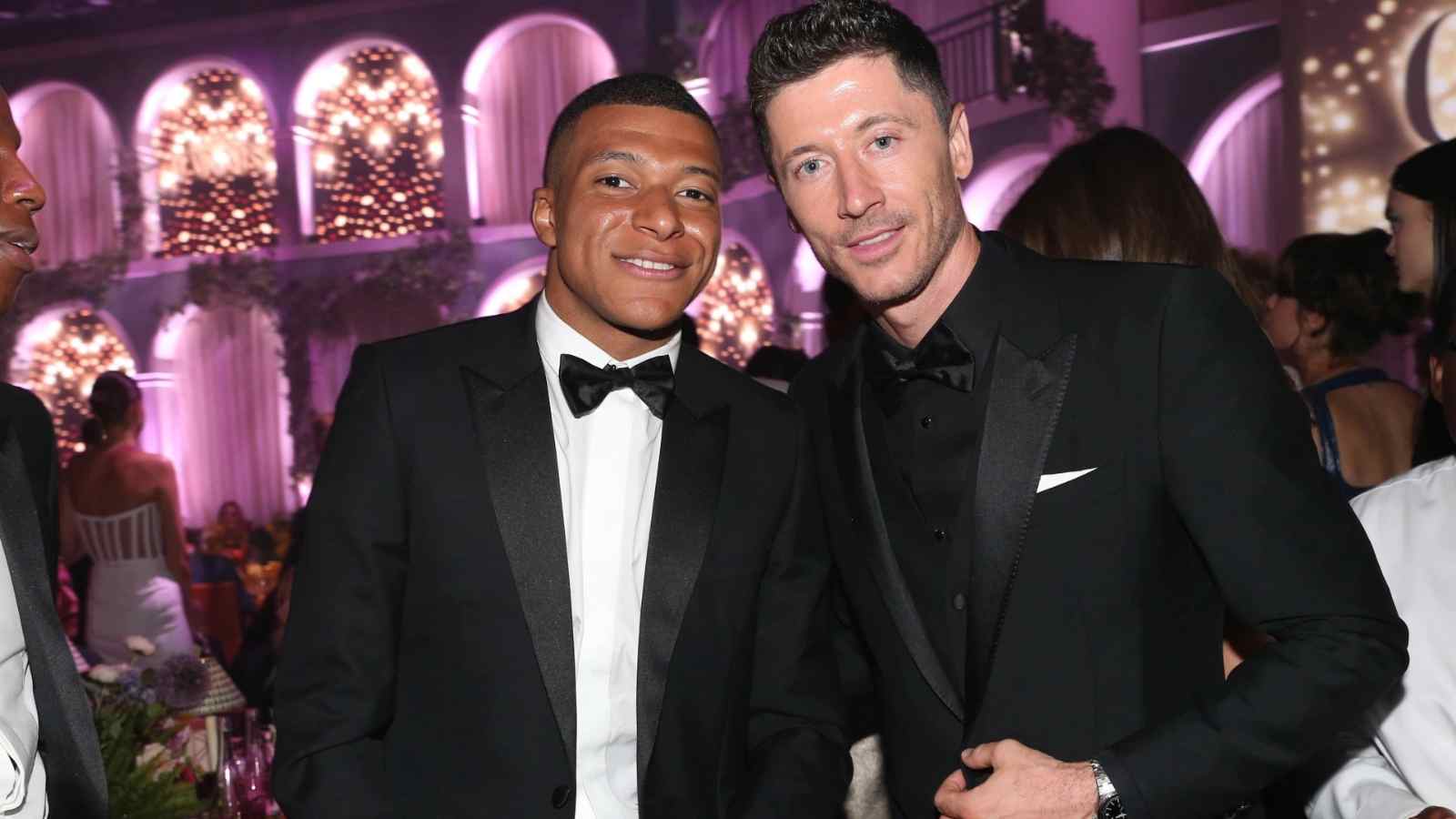 Robert Lewandowski and Kylian Mbappe hit the red carpet at Cannes Film Festival