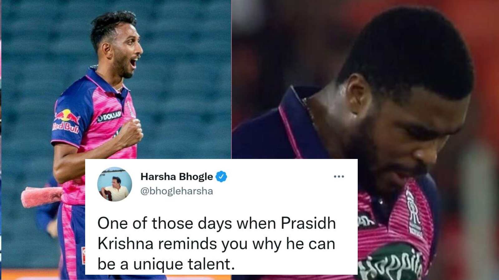 “Mighty spell”-Twitter reacts to Rajasthan crushing Bangalore with bowlers Prasidh Krishna and Obed McCoy