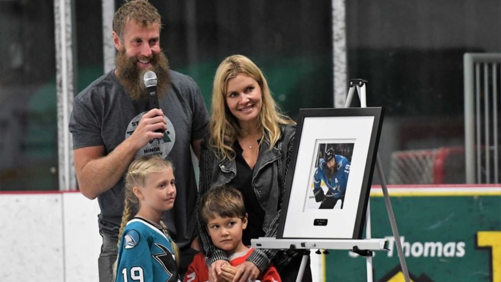 Joe Thornton and his family