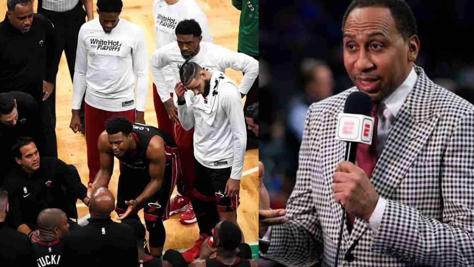 “The slightest of things happen to them, they are OUT” Stephen A. Smith savagely claims Miami Heat belong in Soap Opera rather than EC Finals