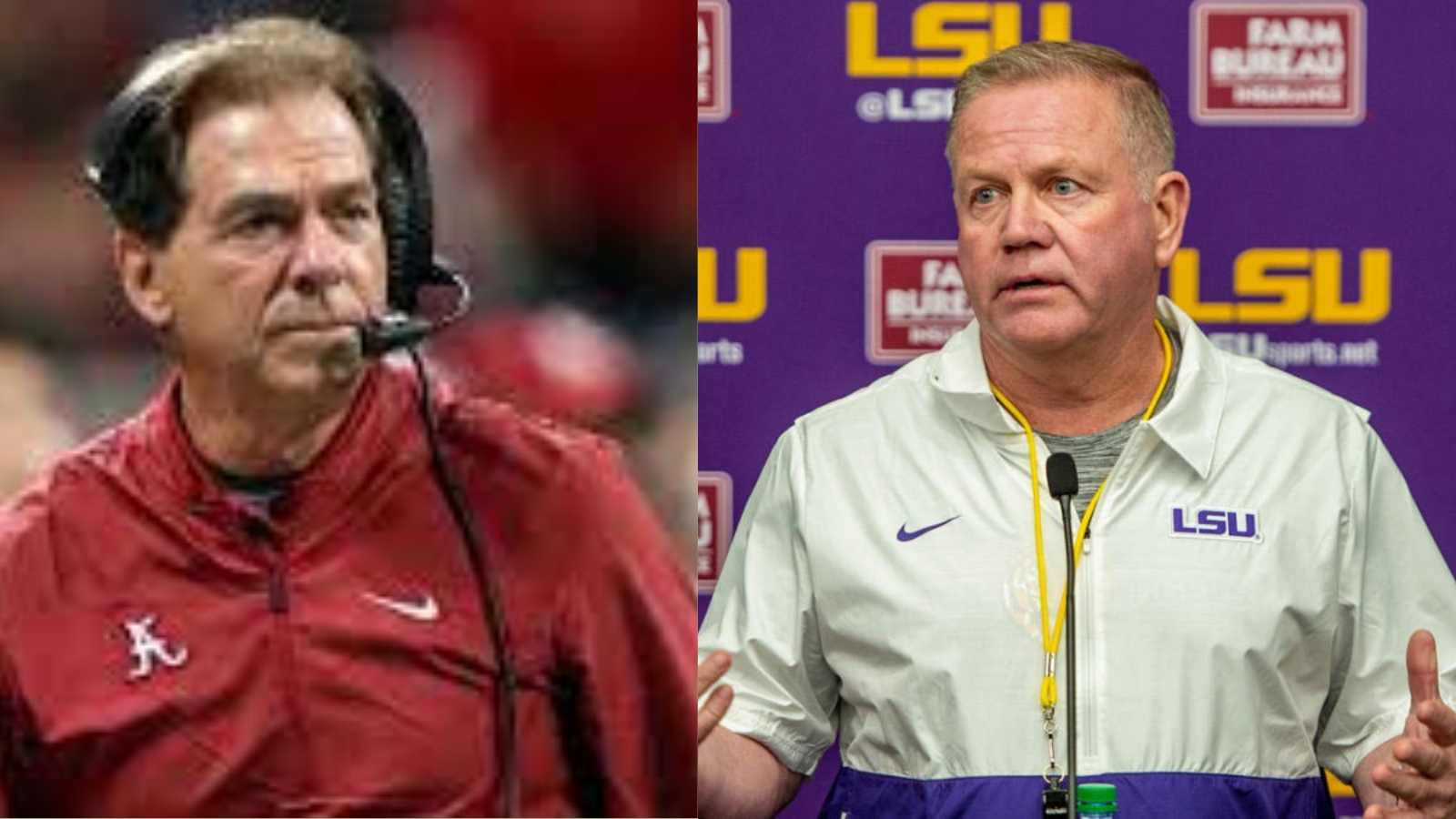 “I want to beat Nick Saban”: LSU coach Brian Kelly wants to make his mark in the SEC by taking down a legend