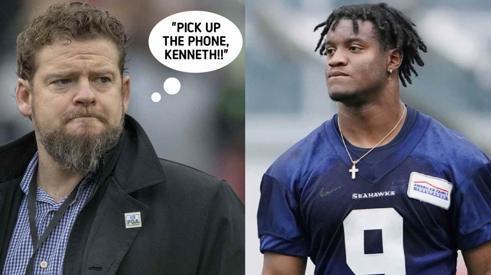 “Didn’t wanna play for the Seahawks after Russell and Bobby left,” Twitter pokes fun at Seattle Seahawks as Kenneth Walker ignored their call ahead of the 2022 NFL draft night