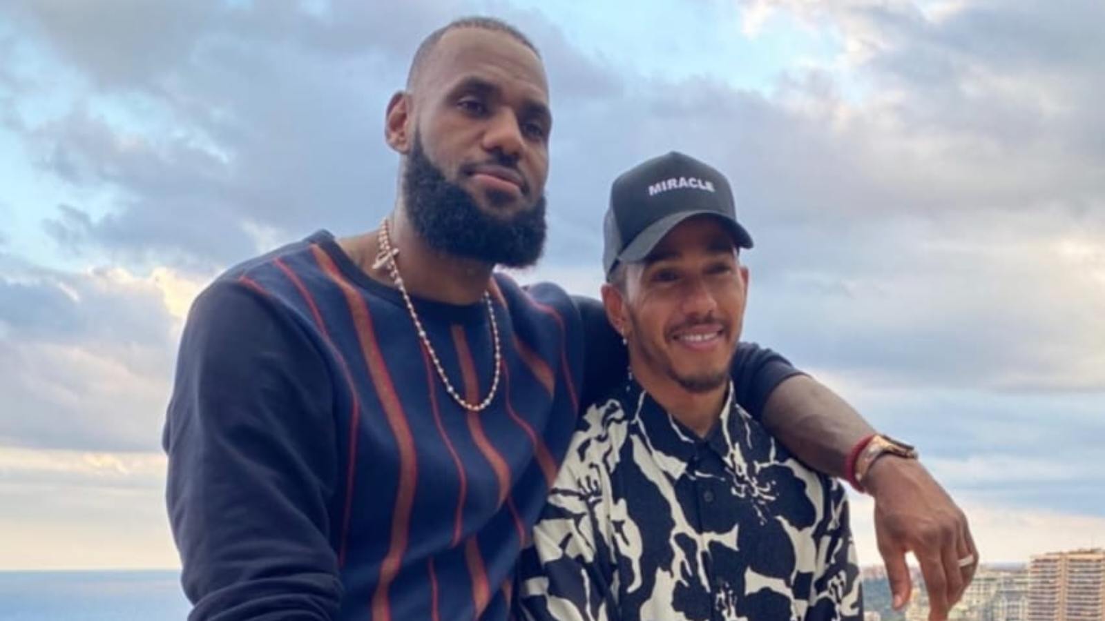 Lewis Hamilton sends fans into a frenzy after getting clicked with Lebron James at the Monaco GP