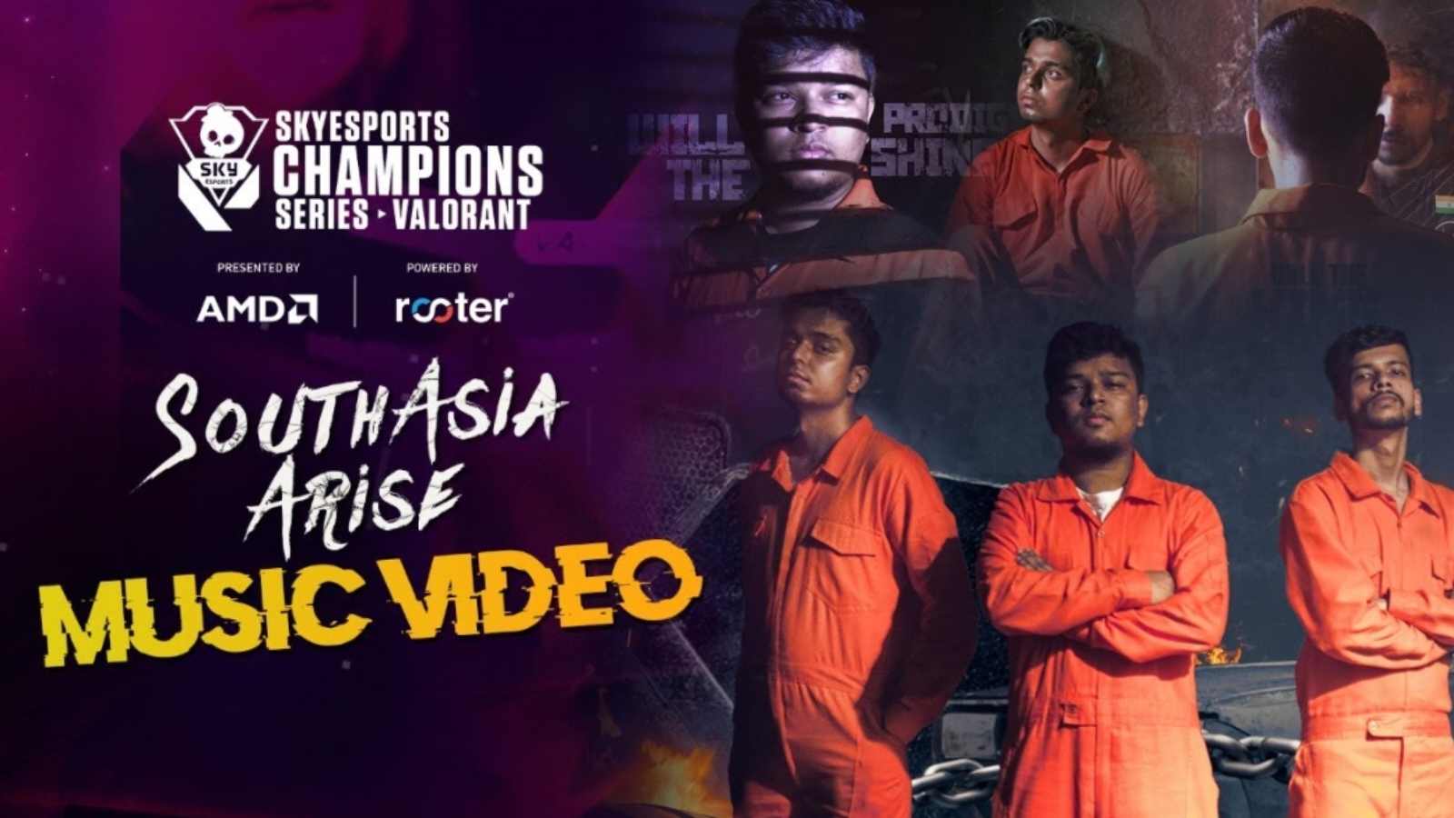 Skyesports brings official music video for Skyesports Champion Series featuring star players SkRossi and others