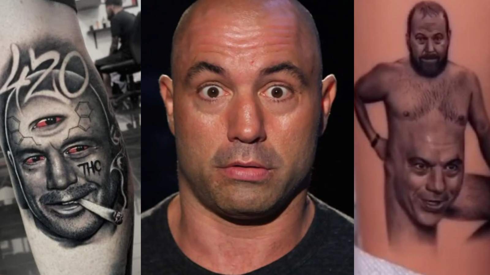 “Never stops being weird”- Joe Rogan reacts to a fan tattooing his face on their arm