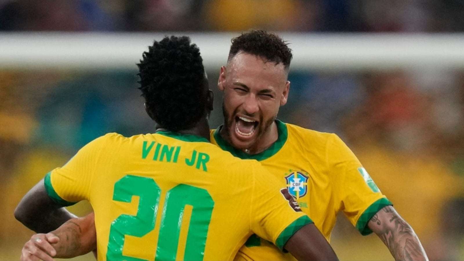 Neymar congratulates Brazillian teammates Casemiro and Vinicius Jr for their latest Champions League triumph with Real Madrid