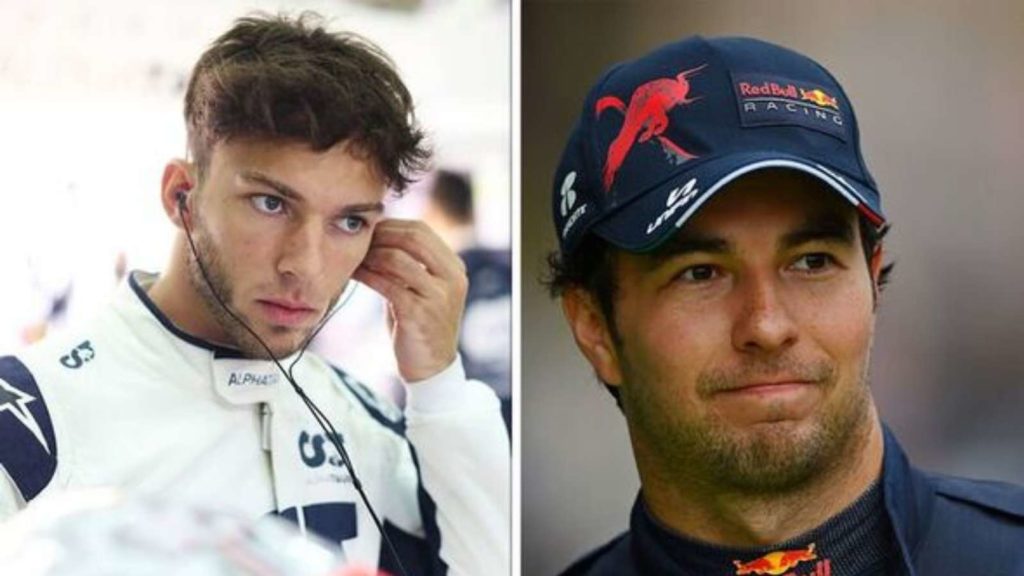 Sergio Perez and Pierre Gasly