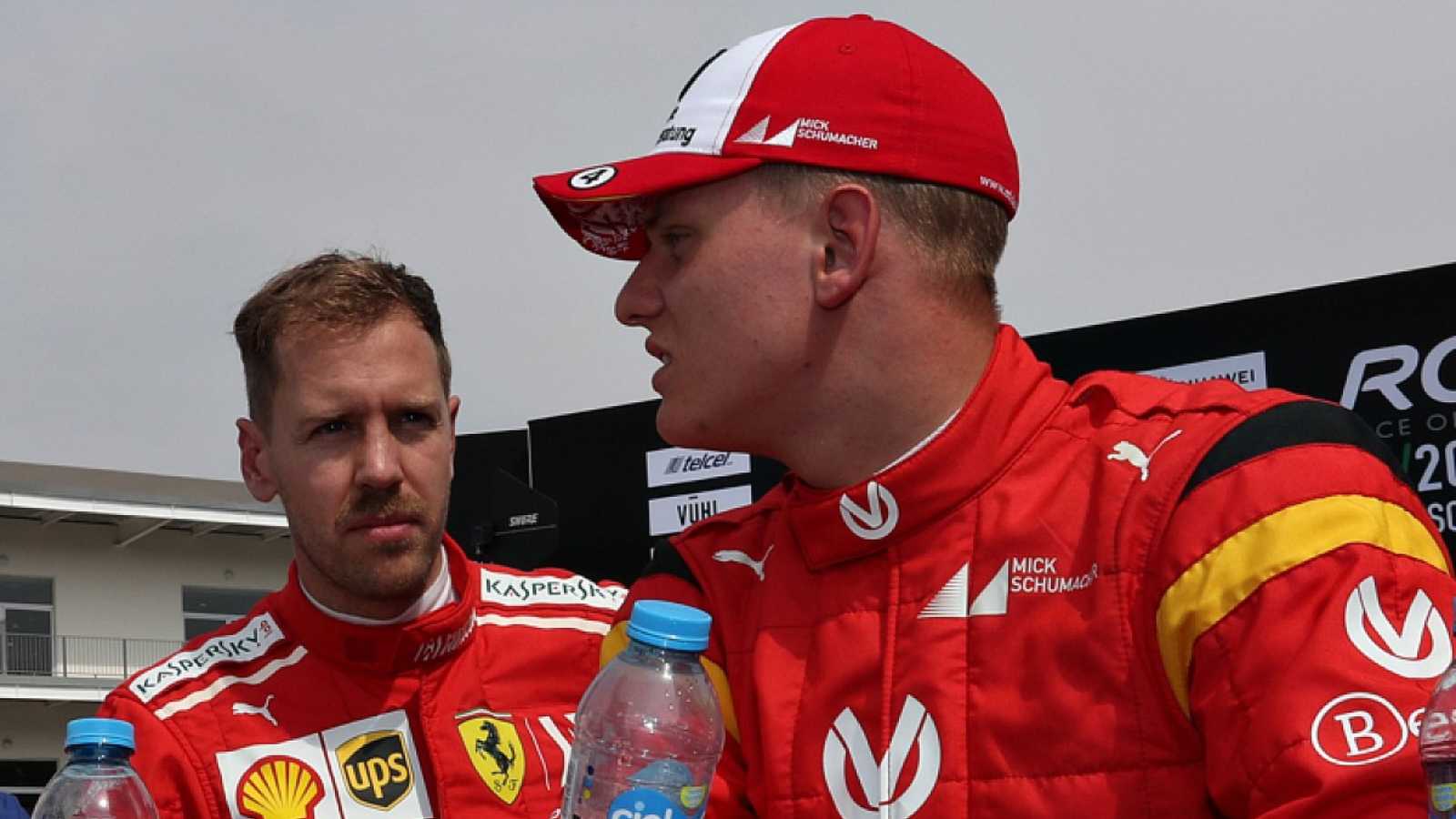 “You guys need to give him a bit of a break,” Sebastian Vettel stands up for Ferrari junior, Mick Schumacher, amidst criticism