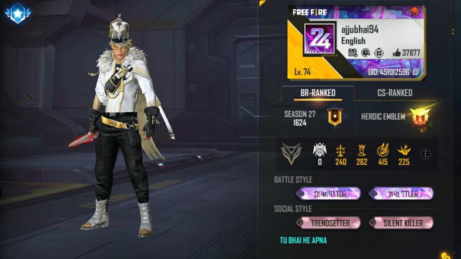 Ajjubhai Free Fire MAX ID, K/D Ratio, Headshot Rate, YouTube Channel, Monthly Income, And More For June 2022