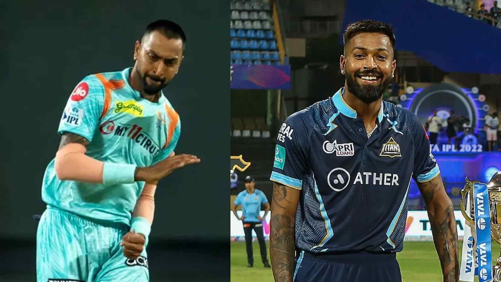 Krunal Pandya takes to Social Media congratulating and appreciating brother, Hardik Pandya’s success in IPL 2022