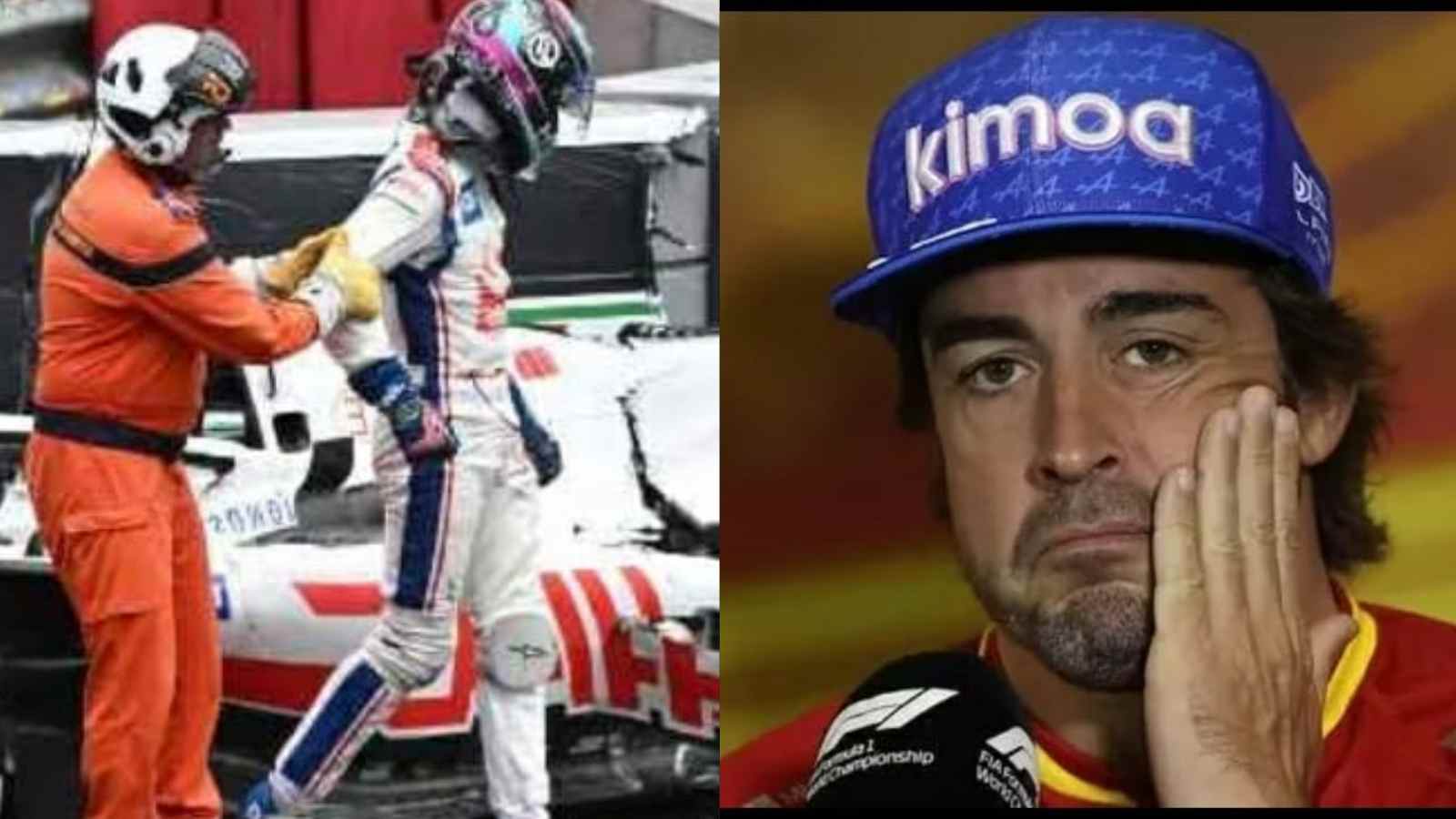 “Luckily Mick is okay but a big, big accident,” Fernando Alonso urges F1 to learn after yet another car splitting accident