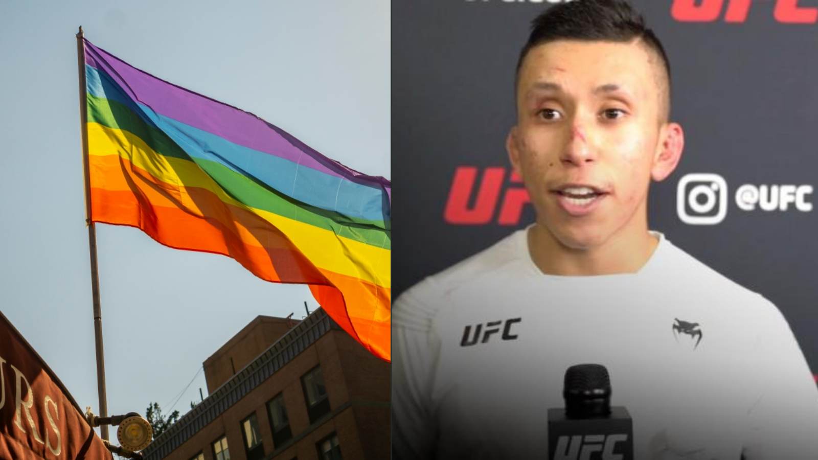 “All the homophobic dudes”- UFC’s Jeff Molina slams fans hating on him for representing Pride Month colours on his kit