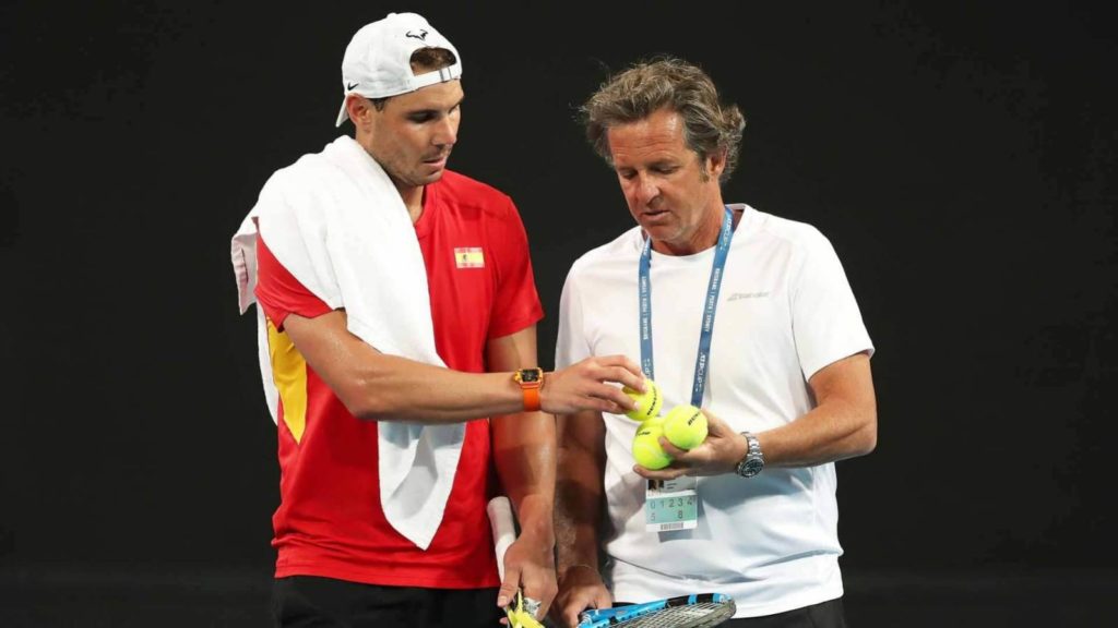 Rafael Nadal and Francisco Roig