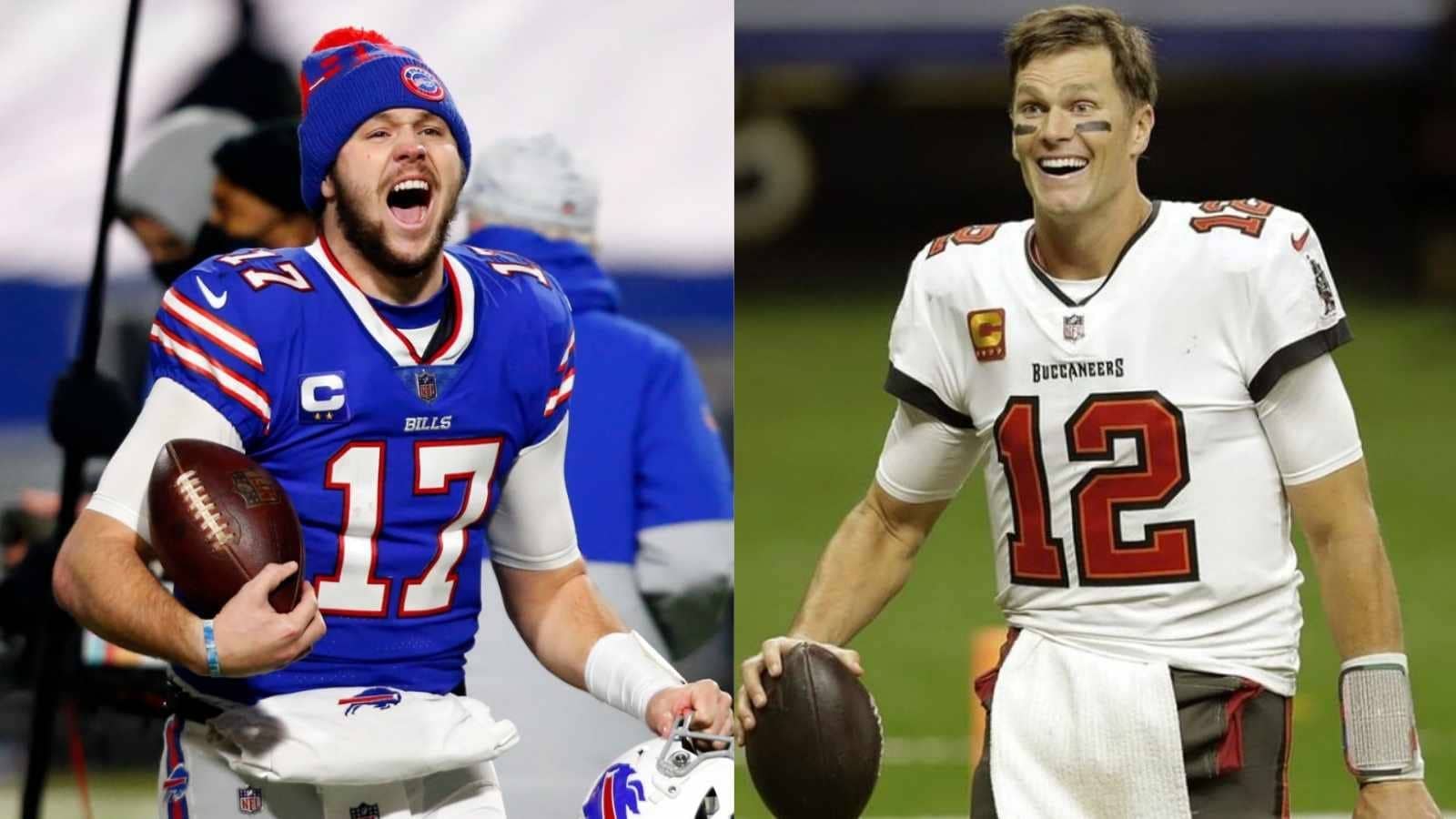 “Have you ever seen one of these?” Twitter goes beserk as Tom Brady savagely trolls Josh Allen with Lombardi Trophy golf match