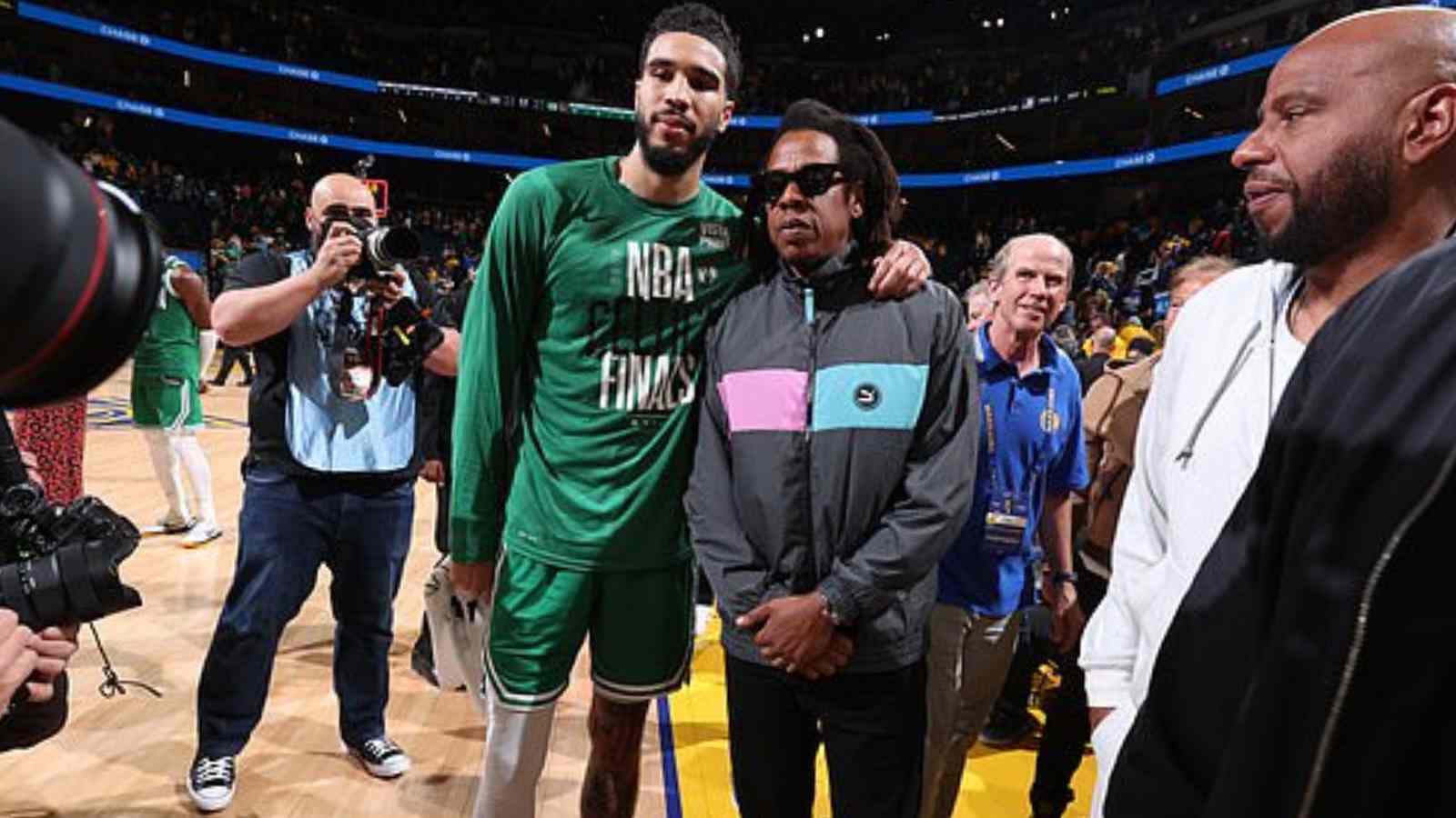 “Two legend from different worlds” Jay Z shows highest honor to Jayson Tatum after Celtics stun Warriors late in Game 1