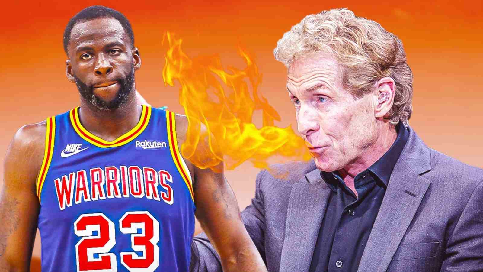 “Draymond has turned into an offensive liability” Skip Bayless lashes  out at Draymond Green for not being able to ‘walk the talk’