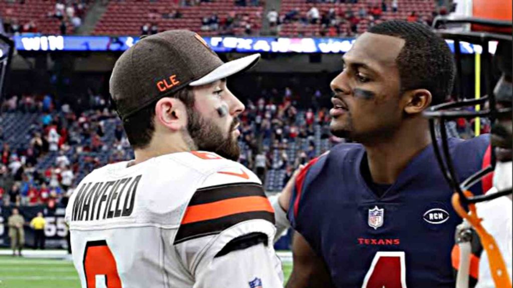 Baker Mayfield and Deshaun Watson