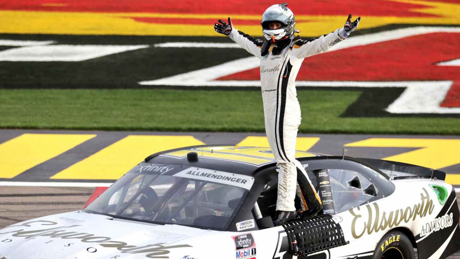 ‘It might be one of the craziest wins I’ve ever had,’ AJ Allmendinger is ecstatic about his Portland Raceway Xfinity win  after surviving a chaotic 75 laps