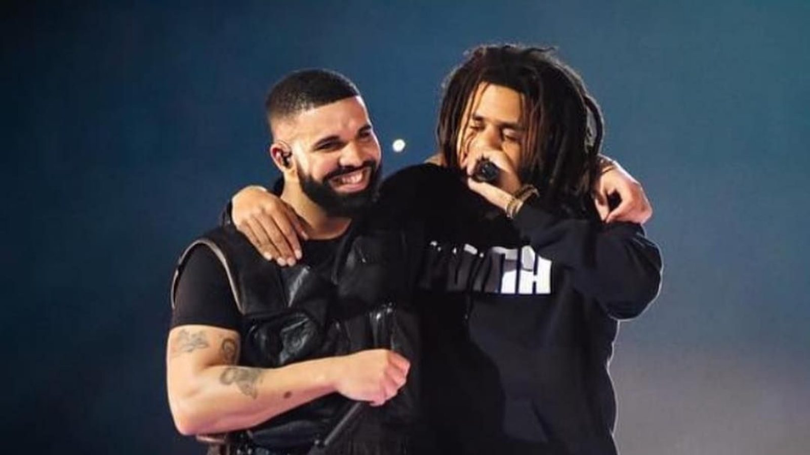 “I’m here for you brother” Hip-hop sensation Drake makes surprise appearance in J. Cole’s CEBL home debut