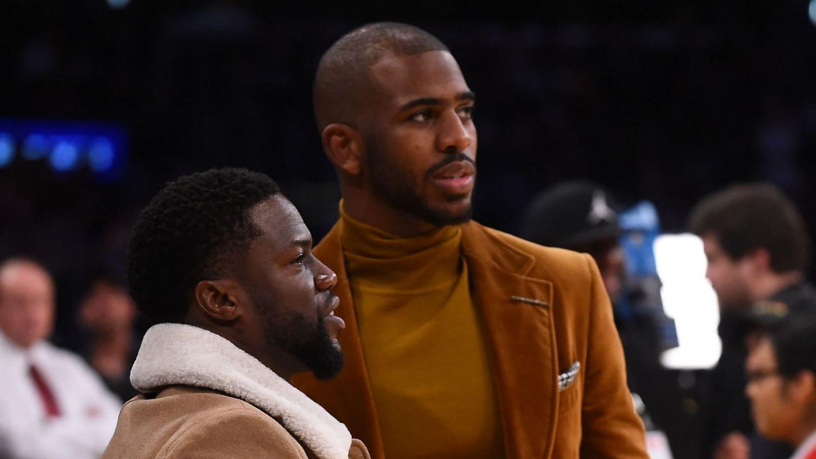 “Switching bodies with Kevin would be like ‘Honey, I Shrunk the Kids’” Chris Paul trolled Kevin Hart for being a “little guy”