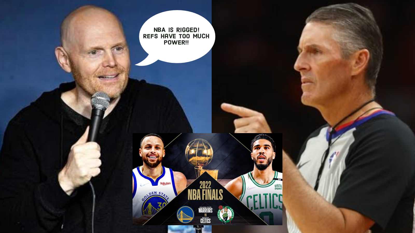 “NBA is rigged” Bill Burr’s hilarious belief on referees having excessive power leaves Jimmy Kimmel in splits