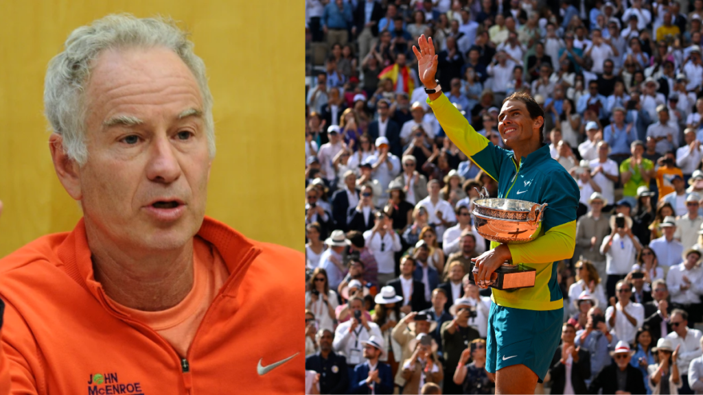 John McEnroe and Rafael Nadal