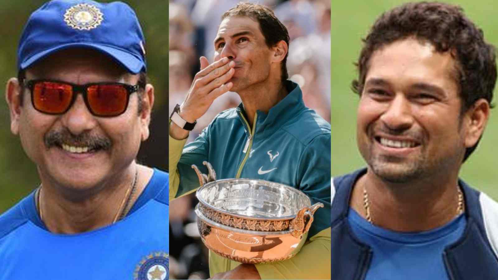 “A modern day Hercules”- Ravi Shastri, Sachin Tendulkar hail Rafael Nadal on record 22 Grand Slam victory