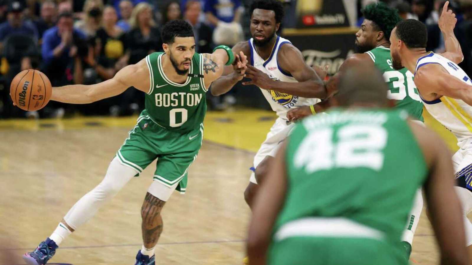 “Didn’t get the benefit of doubt” Jayson Tatum slams referees after getting embarrassed in Game 2 vs Warriors