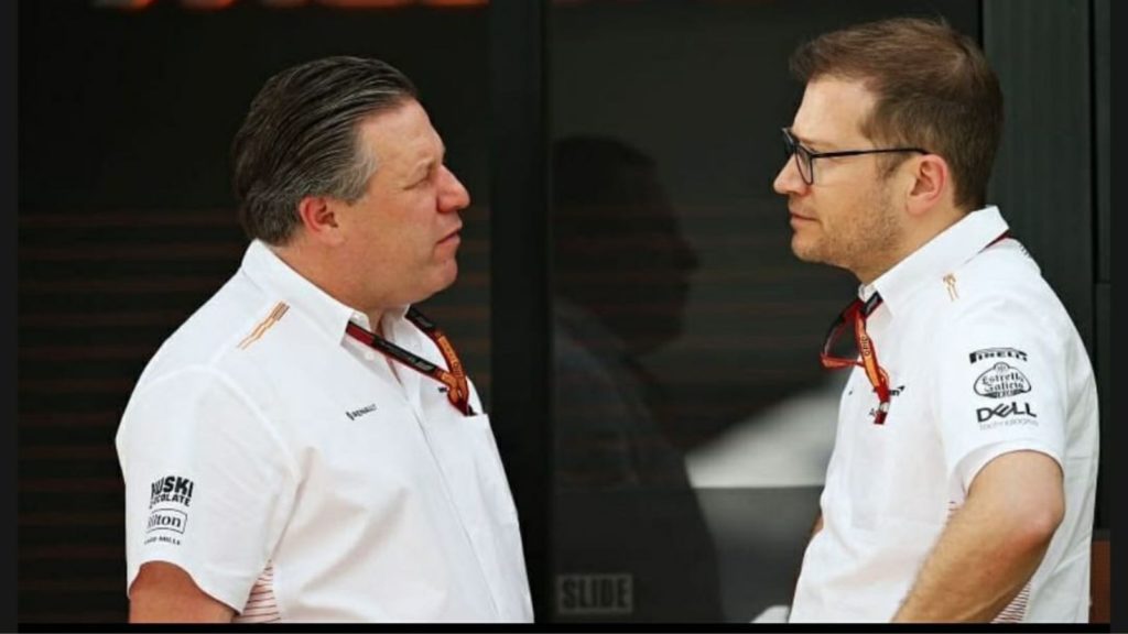 Zak Brown and Andreas Seidl