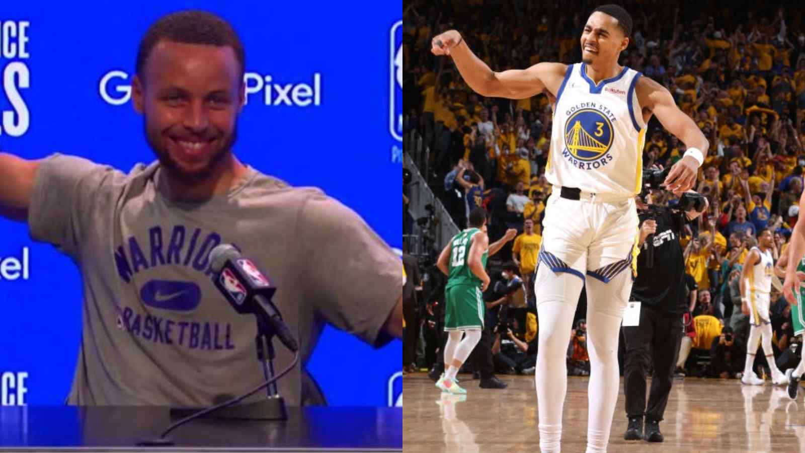 “We have a little competition going, and Jordan Poole took the lead tonight” Stephen Curry reveals true feelings to Jordan Poole’s insane half court buzzer beater in Game 2